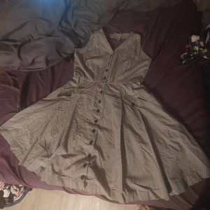 Liz Claiborne size 12 Petite Checkered Swing Dress